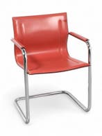 Matteo Grassi MG15 vergaderstoel, rood, Ophalen of Verzenden, Gebruikt, Overige kleuren
