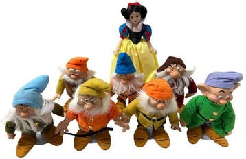 Walt Disney - Beeldje - Snow White and the Seven Dwarfs (8), Verzamelen, Nieuw