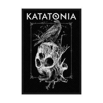 Katatonia - Crown Skull - Patch officiële merchandise, Ophalen of Verzenden, Nieuw, Kleding