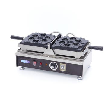 Wafelijzer Cakepops | 50–300°C | RVS | Draaibaar model |, Verzenden, Nieuw in verpakking