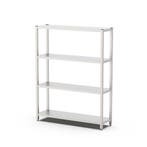 HCB Opbergrek - stelling - 140 x 40 x 180 cm - RVS, Verzenden, Nieuw in verpakking, Overige typen