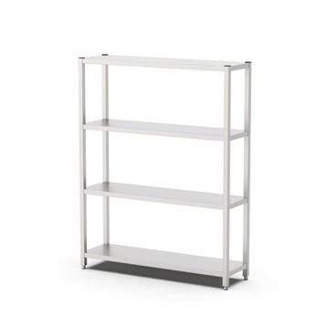 HCB Opbergrek - stelling - 140 x 40 x 180 cm - RVS, Verzenden, Nieuw in verpakking, Overige typen