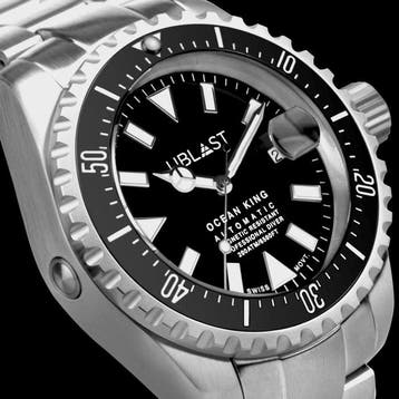 Ublast - Ocean King - Professional Diver - UBOK45200BL-, Nieuw