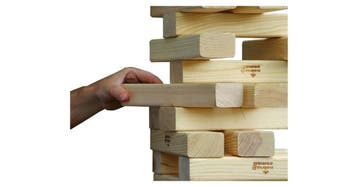 Goedkoop een Jenga huren vanaf €6,05,- per dag, Nieuw