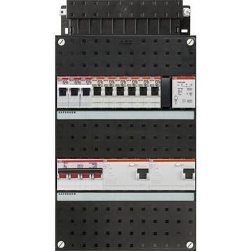 ABB groepenkast 3-fase, 6 groepen, 2 Aardlekschakelaars 4-P,, Ophalen of Verzenden, Nieuw
