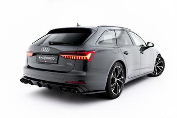 Achterbumper + Imitatie Uitlaateindstukken Audi A6 Sedan /, Ophalen of Verzenden, Nieuw