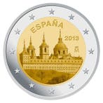 Spanje 2 Euro Escorial 2013, Postzegels en Munten, Verzenden
