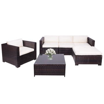 Tuinset - 4 Delig - Stoelen - Bank - Tafel - Rotan, Tuin en Terras, Ophalen of Verzenden, Nieuw