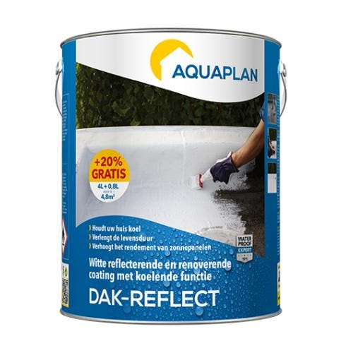 Aquaplan Aquaplan dak reflect 4 l 20 gratis, Doe-het-zelf en Verbouw, Dakpannen en Dakbedekking, Nieuw, Verzenden