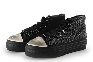 La Strada Hoge sneakers in maat 38 Zwart, Verzenden, Zwart, Gedragen, Sneakers of Gympen