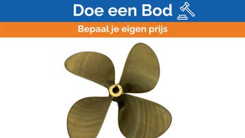 Bieden: Vetus P4E-18 X 21 R Propeller 4-Blade Brass Right H, Ophalen of Verzenden, Nieuw