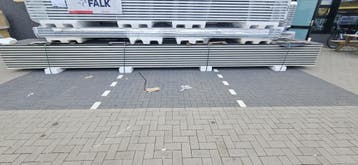 Wandpanelen, 60 mm,sandwichpanelen, RAL9007,10st. 8300, Verzenden, Nieuw