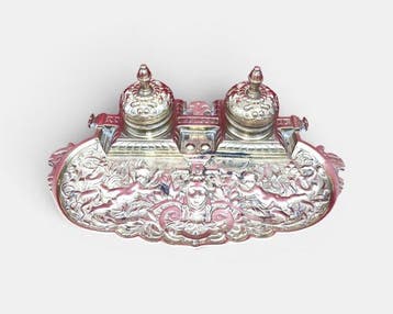 Schrijftafel - Ormolu - Schrijftafel van verguld brons