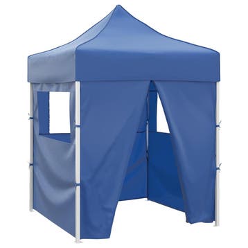 vidaXL Partytent 200 x 200 x 315 cm Blauw Oxford Stof, Verzenden, Nieuw, Partytent