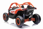 24V CAN-AM Maverick buggy oranje, 4WD, leder, Mp4 TV, RC. (C, Ophalen of Verzenden, Nieuw