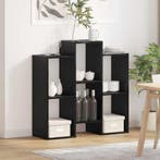 vidaXL Dressoir Zwart Eiken 90 x 30 x 90 cm, Huis en Inrichting, Kasten | Dressoirs, Verzenden, Nieuw, 50 tot 100 cm, 25 tot 50 cm