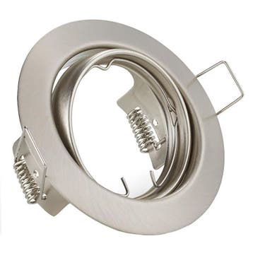 GU10 Inbouwspot Set - Mat Nikkel - Inbouw Rond - Dimbaar -, Huis en Inrichting, Lampen | Spots, Metaal of Aluminium, Nieuw, Ophalen of Verzenden