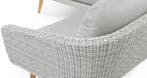 Hoek Loungeset Maartje Lichtgrijs Wicker / Acaciahout, Verzenden, Nieuw