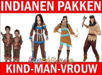 Indianenpak nodig? Enorm aanbod goedkope Indianenpakken, Ophalen, Nieuw