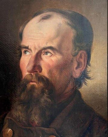 Friedrich Von Amerling (1803-1887), Kring van - Autorretrato