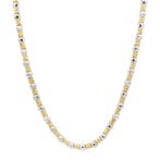Bicolour gouden fantasie collier 14 kt, Ophalen of Verzenden, Nieuw
