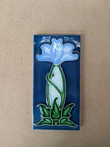Jugendstil Tegel - Bloem - gilliot & cie - Art Nouveau -