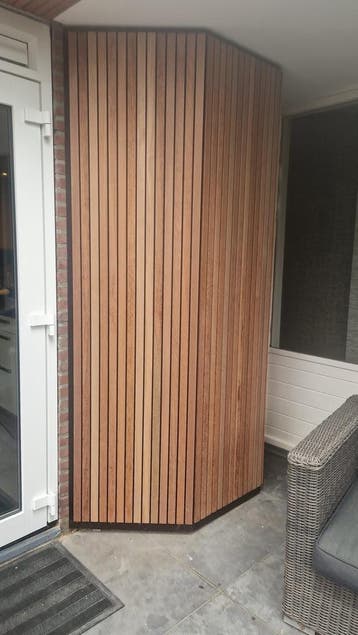 Hardhouten latten Perfect voor gevelbekleding prijs per 10st, Ophalen of Verzenden, Nieuw, Hout, Minder dan 20 mm