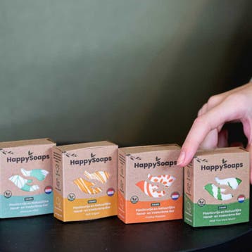 HappySoaps Aloe You Vera Much Hand- en Voetcrème Bar - 40gr, Ophalen of Verzenden, Nieuw, Overige typen
