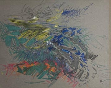 René Mels (1909-1977) - Composition abstraite gestuelle au