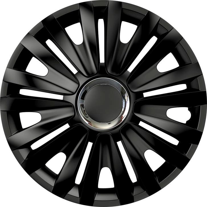 Wieldoppen  Royal RC Zwart 15 inch, Auto diversen, Wieldoppen, Verzenden