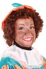 Pietenpruik Bruin met verstelbare kap, Verzenden, Nieuw