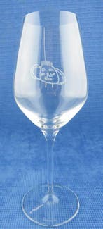 Kristallen wijnglas Leen Lefebvre, Verzamelen, Glas en Borrelglaasjes, Verzenden, Gebruikt