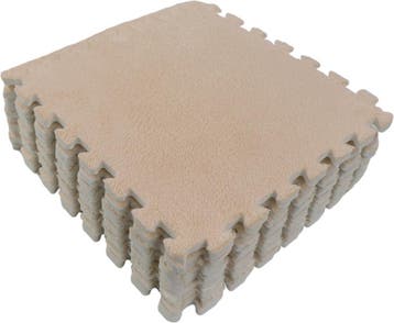 Eco Toys Nougat Pluche Schuimrubber Speelmat, Verzenden, Nieuw
