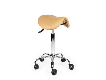 Kapperskruk Beige - Standaard Zithoogte, In hoogte verstelbaar, Nieuw, Kunststof
