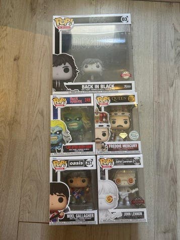Funko - Funko Pop AC/DC Back In Black Pop Albums set plus