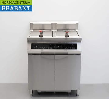 HCB RVS Dubbele inductie friteuse met vetfiltersysteem 2 x, Zakelijke goederen, Ophalen of Verzenden, Nieuw in verpakking