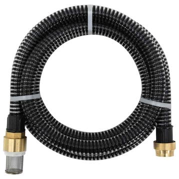 vidaXL Zuigslang met messing koppelingen 1,1 10 m PVC, Verzenden, Nieuw