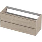 INK - Onderkast 2 Laden Greeploos met Houten Keerlijst -, Ophalen of Verzenden, Nieuw