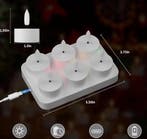 Oplaadbare LED Theelichtjes Set van 6 – Vlamloze Kaarsen, Verzenden, Nieuw