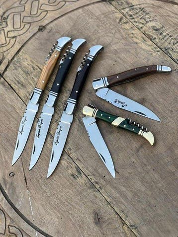 Keukenmes - Kitchen knife set - Laguiole Bougna Met Bee