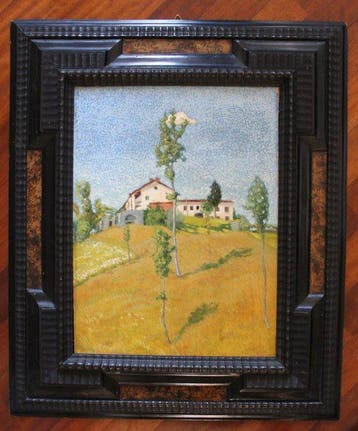 Angelo (Angiolo) Torchi (1856-1915) - Paesaggio agreste