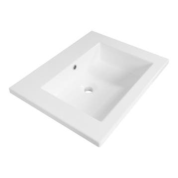 Brauer Solar Slim Wastafel - 60 cm - met 1 Spoelbak en 0, Ophalen of Verzenden, Nieuw