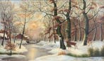 Europese school (XX) - “Solstice Reverie”, Antiek en Kunst, Kunst | Schilderijen | Klassiek