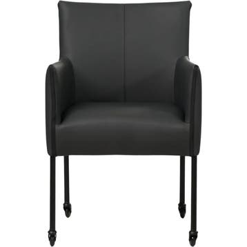 Set van 8 Leren eetkamerstoelen More - Toledo Pacific, Huis en Inrichting, Stoelen, Ophalen of Verzenden, Nieuw, Leer
