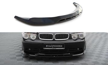Voorspoiler BMW 7 Serie E65 Maxton Glans Zwart, Ophalen of Verzenden, Nieuw