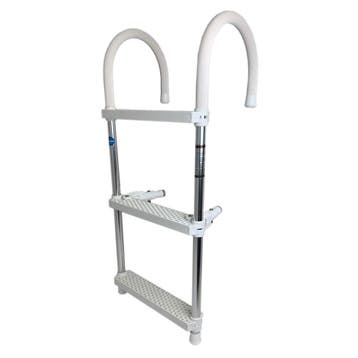 Zwemtrap, aluminium haaktrap - 5 treden, lengte 145cm, Ophalen of Verzenden, Nieuw