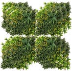 Kunstmatige Plantenmuur 12 Stuks UV-Bescherming Privacy Sche, Tuin en Terras, Planten | Bomen, Verzenden