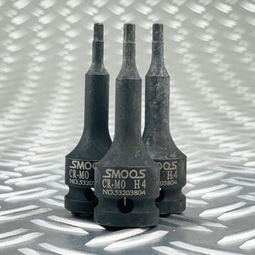Smoos Losse inbus krachtdop H4 met 1/2 opname - 3 stuks -, Ophalen of Verzenden, Nieuw
