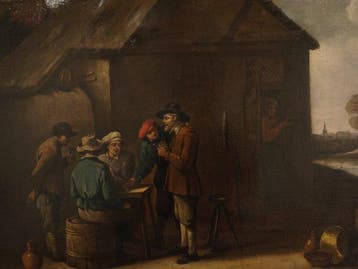 Escuela Barroco Holandesa (XVIII - XIX) - Reunión en la