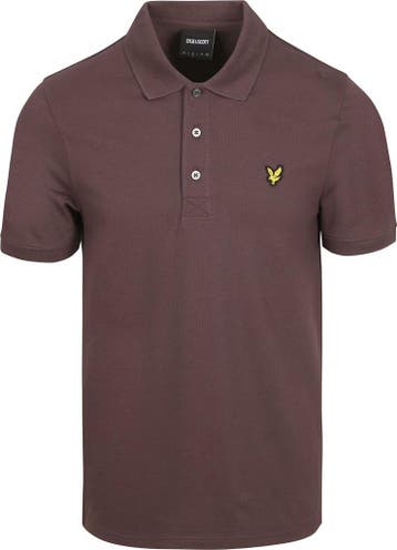 Lyle and Scott Polo Plain Espresso maat XS Heren, Verzenden, Nieuw, Bruin, Lyle and Scott